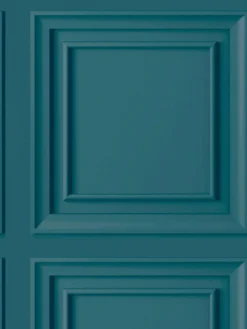 Fresco Wood Panel Wallpaper - Teal -Rust-Oleum || d-c-fix || Harris Sales VMRHV SQ3 0000000020 BLUE SLd