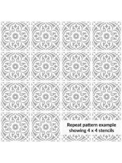 D-C-Fix Windsor Reusable Tile Stencil - 30 x 30 cm -Rust-Oleum || d-c-fix || Harris Sales VMRN5 SQ4 0000000099 N A SLd2