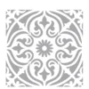 D-C-Fix Windsor Reusable Tile Stencil - 60 x 60 Cm
