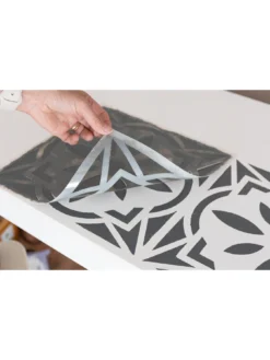 D-C-Fix Victoriana Reusable Tile Stencil - 60cm X 60cm -Rust-Oleum || d-c-fix || Harris Sales VMRND SQ4 0000000099 N A SLd2