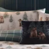 Dreams & Drapes Bear Walks Velvet Cushion