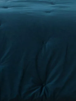 Appletree Austell Velvet Bedspread - Teal -Rust-Oleum || d-c-fix || Harris Sales VNDU0 SQ3 0000000082 TEAL SLd