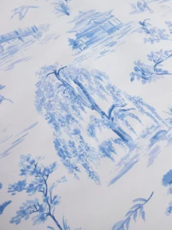 Dreams & Drapes Oriental Flower Duvet Cover - Blue -Rust-Oleum || d-c-fix || Harris Sales VNDUM SQ4 0000000020 BLUE SLd1