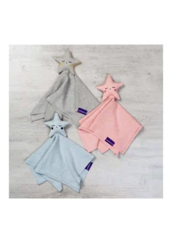 ClevaMama Shooting Star Baby Comforter - Organic Cotton Knit - Pink -Rust-Oleum || d-c-fix || Harris Sales VNGFW SQ3 0000000063 PINK SLa