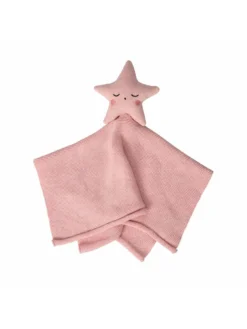 ClevaMama Shooting Star Baby Comforter - Organic Cotton Knit - Pink -Rust-Oleum || d-c-fix || Harris Sales VNGFW SQ4 0000000063 PINK SLd