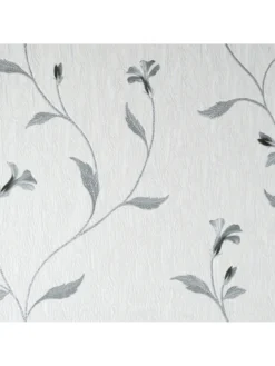 Vymura Bellagio Floral Wallpaper - White/silver -Rust-Oleum || d-c-fix || Harris Sales VNM91 SQ4 0000000099 N A SLd1