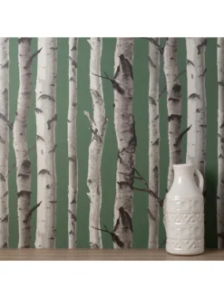 Fine Décor Birch Tree Wallpaper - Hunter Green 9 Fine Décor Birch Tree Wallpaper - Hunter Green -Rust-Oleum || d-c-fix || Harris Sales VNM99 SQ4 0000000099 N A SLd1