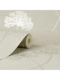 Fine Décor Grace Allium Wallpaper - Stone -Rust-Oleum || d-c-fix || Harris Sales VNM9A SQ4 0000000099 N A SLd1