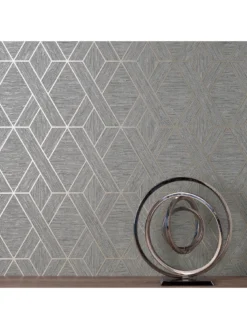 Fine Décor Miya Grasscloth Wallpaper - Grey 7 Fine Décor Miya Grasscloth Wallpaper - Grey -Rust-Oleum || d-c-fix || Harris Sales VNM9G SQ3 0000000099 N A SLd