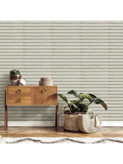 Fine Décor Wood Slats Wallpaper - Sage/natural -Rust-Oleum || d-c-fix || Harris Sales VNM9P SQ5 0000000099 N A SLd2