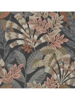 Crown Asha Wallpaper - Black 9 Crown Asha Wallpaper - Black -Rust-Oleum || d-c-fix || Harris Sales VNM9R SQ5 0000000099 N A SLd2