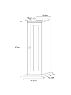 Lloyd Pascal Portland Toilet Roll Holder -Rust-Oleum || d-c-fix || Harris Sales VNOF3 SQ4 0000000013 WHITE SLd2