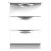 SWIFT Alva Ready Assembled 3 Drawer Bedside