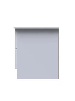 SWIFT Alva Ready Assembled 2 Drawer Bedside Chest With Wireless Charging -Rust-Oleum || d-c-fix || Harris Sales VNOH0 SQ4 0000000559 WHITE GLOSS SLd