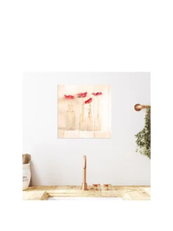 The Art Group Anemones In Bottles Canvas Print By Ian Winstanley