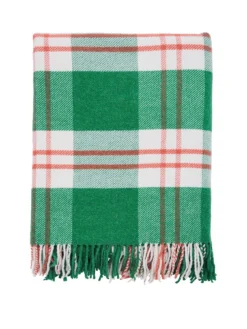 Joules Lakeside Slumber Throw - Green