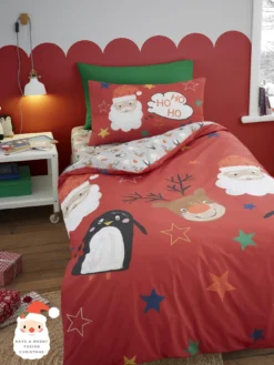 Bedlam Ho Ho Ho Single Christmas Duvet Cover Set