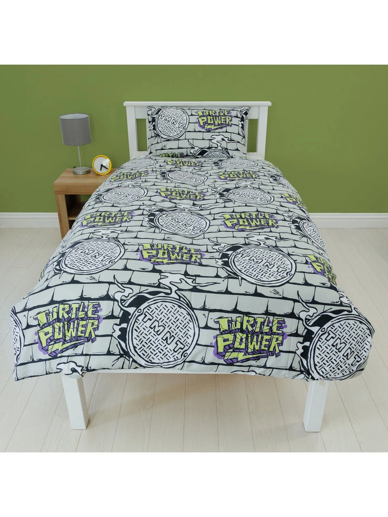 TMNT Teenage Mutant Ninja Turtles Single Rotary Duvet Cover - Multi 5 TMNT Teenage Mutant Ninja Turtles Single Rotary Duvet Cover - Multi - Image 5