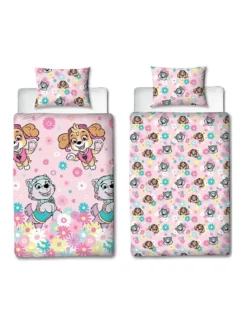 Paw Patrol Flowers Single Rotary Duvet - Multi -Rust-Oleum || d-c-fix || Harris Sales VOWMK SQ7 0000000029 MULTI SLd4