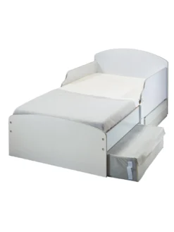 Hello Home Kids White Toddler Bed With 2 Underbed🥰 Storage Drawers -Rust-Oleum || d-c-fix || Harris Sales VP2Z1 SQ4 0000000013 WHITE SLd