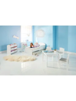 Hello Home Kids White Toddler Bed With 2 Underbed🥰 Storage Drawers -Rust-Oleum || d-c-fix || Harris Sales VP2Z1 SQ7 0000000013 WHITE DGy
