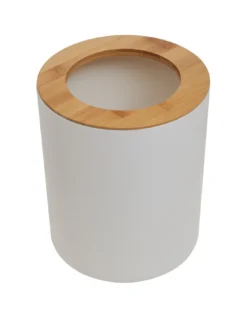 Premier Housewares Canyon White Dust Bin