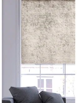 Luxe Crushed Velvet Roller Blind 150x140cm -Rust-Oleum || d-c-fix || Harris Sales VQ0AL SQ3 0000000108 BEIGE SLd