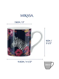 Mikasa Wild At Heart Mug – Zebra -Rust-Oleum || d-c-fix || Harris Sales VQ7FA SQ5 0000000088 NO COLOR SLd3