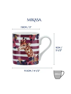 Mikasa Wild At Heart Mug – Giraffe -Rust-Oleum || d-c-fix || Harris Sales VQ7FG SQ5 0000000088 NO COLOR SLd3