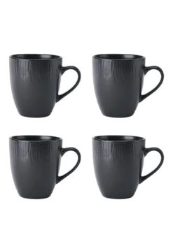 Mikasa Jardin Mugs In Midnight – Set Of 4