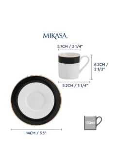 Mikasa Mk Luxe Deco Band Espresso Set 2pc -Rust-Oleum || d-c-fix || Harris Sales VQ7G1 SQ6 0000000088 NO COLOR SLd4