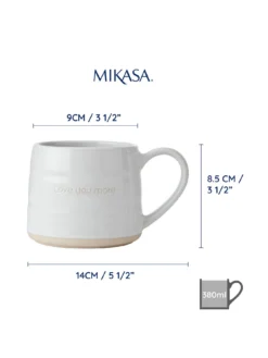 Mikasa Mk I Love You Mugs Set Of 2 -Rust-Oleum || d-c-fix || Harris Sales VQ7GM SQ5 0000000088 NO COLOR SLd3