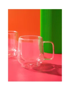 LA CAFETIERE Lc Siena Dbl Wall Espresso Glasses 2pc