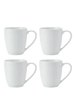 Mikasa Chalk Set Of 4 Mugs
