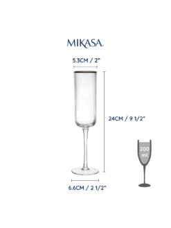 Mikasa Mk Sorrento Flute 4pc -Rust-Oleum || d-c-fix || Harris Sales VQ8DW SQ4 0000000088 NO COLOR SLd2