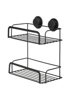 Croydex Stick 'n' Lock 2 Tier Cosmetic Basket -Rust-Oleum || d-c-fix || Harris Sales VQESQ SQ7 0000000004 BLACK SLd5