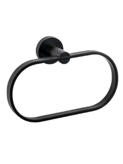 Croydex Metra Black Matt Towel Ring -Rust-Oleum || d-c-fix || Harris Sales VQESW SQ4 0000000004 BLACK SLd2