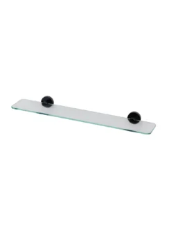 Croydex Metra Black Matt Glass Shelf -Rust-Oleum || d-c-fix || Harris Sales VQET2 SQ7 0000000004 BLACK SLd5