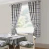 Very Home Hudson Eyelet Kitchen Curtains 45x48