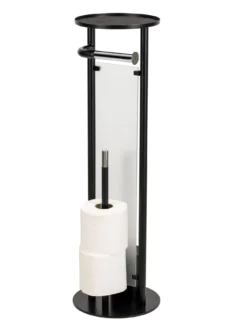 Croydex Black & Chrome Bathroom Butler -Rust-Oleum || d-c-fix || Harris Sales VRR2Q SQ3 0000000004 BLACK SLd1