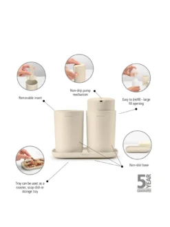 Brabantia Renew Bathroom Accessory Set Of 3 -Rust-Oleum || d-c-fix || Harris Sales VRWDH SQ4 0000000088 NO COLOR SLd2