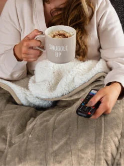 Slumberdown Cosy & Snug Sherpa Fleece Heated Throw -Rust-Oleum || d-c-fix || Harris Sales VS5IV SQ3 0000000003 NATURAL SLd